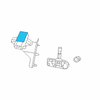 OEM 2009 Chrysler Town & Country Module-Tire Pressure Monitoring Diagram - 56029364AD