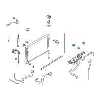 OEM 2015 Infiniti Q40 Bracket-Radiator Mounting, Lower Diagram - 21545-JK000