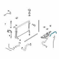 OEM 2018 Nissan 370Z Hose-RESERVER Tank Diagram - 21741-JK90A