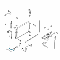 OEM 2008 Infiniti EX35 Hose-Auto Transmission Oil Cooler Diagram - 21631-JK000