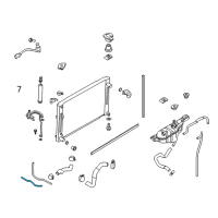 OEM Infiniti Q40 Hose-Auto Transmission Oil Cooler Diagram - 21632-JK000