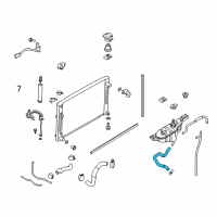 OEM 2015 Nissan 370Z Hose-Reservoir Tank Diagram - 21741-JK90B