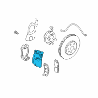 OEM 2008 Cadillac STS Caliper Diagram - 19207442