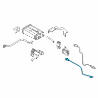 OEM 2018 Kia Forte Oxygen Sensor Assembly Diagram - 392102E201