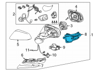 OEM Lexus NX350h LAMP ASSY, SIDE TURN Diagram - 81730-78020