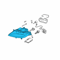 OEM BMW Z4 Composite Assy Diagram - 63-12-7-162-721