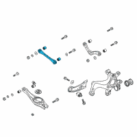 OEM 2020 Hyundai Veloster Arm Assembly-Rear Assist, RH Diagram - 55260-F2BA0