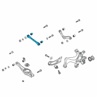 OEM 2019 Hyundai Veloster Arm Assembly-Rear Assist, RH Diagram - 55260-F2BA0