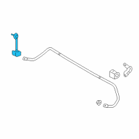 OEM Ford Edge Stabilizer Link Diagram - BT4Z-5A486-A