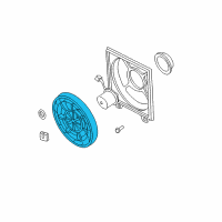 OEM 2005 Hyundai Tiburon Fan-Cooling Diagram - 97737-25000