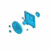 OEM 2002 Hyundai Accent Blower Assembly-Conderser Diagram - 97730-25000