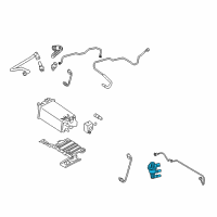 OEM Ford Taurus X Purge Control Valve Diagram - 7U5Z-9C915-D