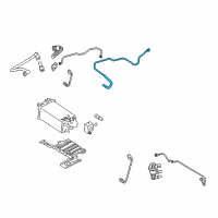 OEM 2009 Ford Taurus X Vent Hose Diagram - 8A4Z-9S321-C