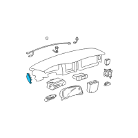 OEM 2000 Buick Park Avenue Switch Asm-Fuel Tank Filler Door Lock Release Diagram - 25630058