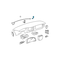 OEM 2001 Buick Park Avenue Sensor Asm, Inside Air Temperature Diagram - 16201274