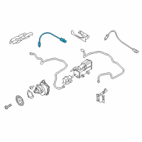 OEM BMW 335xi Front Oxygen Sensor Diagram - 11-78-7-558-087