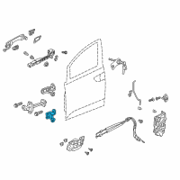 OEM 2022 Honda Pilot Hinge, Right Front Door (Lower) Diagram - 67420-TG7-A01ZZ