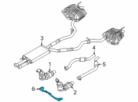 OEM 2022 Ford Explorer Front Bracket Diagram - L1MZ-5K291-J