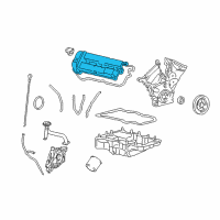 OEM 2006 Mercury Mariner Valve Cover Diagram - 3F1Z-6582-CE