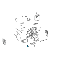 OEM 1997 Lexus ES300 Damper Servo Sub-Assembly (For Airmix) Diagram - 87106-33150