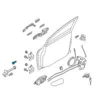 OEM 2022 Nissan Leaf Screw Diagram - 01121-0121U