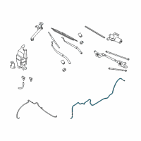 OEM 2019 Nissan Rogue Hose-Washer Diagram - 28975-4BA0A