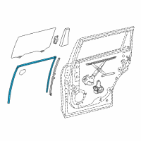 OEM 2019 Toyota Highlander Run Channel Diagram - 68152-0E050