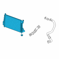 OEM 2010 Chevrolet Silverado 3500 HD COOLER ASM, CHRG AIR Diagram - 19370174