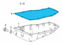 OEM 2022 Honda Civic Gasket, Oil Pan Diagram - 21814-RJ2-003