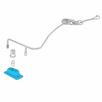 OEM Pontiac G8 Lamp, Rear License Plate Diagram - 92202365