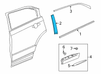 OEM Buick Envision Applique Diagram - 84962268