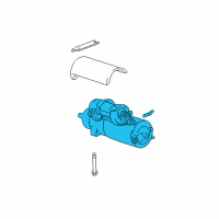 OEM 1995 Chevrolet K2500 Starter, (Remanufacture) Diagram - 10465396