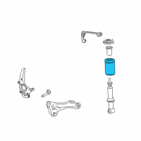 OEM Lincoln Mark LT Coil Springs Diagram - 9L3Z5310L