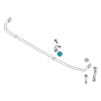 OEM 2014 BMW X3 Stabilizer Rubber Mounting Diagram - 33-55-6-788-063