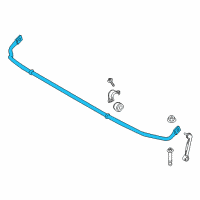 OEM 2018 BMW X4 Stabilizer, Rear Diagram - 33-55-6-787-218