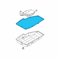 OEM BMW X6 Gasket, Oil Pan Diagram - 24-11-7-595-892