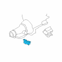 OEM 2007 Cadillac Escalade Mount Asm-Trans Diagram - 15813693