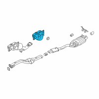 OEM 2007 BMW X3 Exchange. Exhaust Manifold With Catalyst Diagram - 18-40-3-415-423