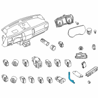 OEM 2019 Nissan Titan Control Assembly-Air Conditioner Diagram - 27727-1PB0A