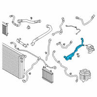 OEM BMW HOSE, RADIATOR Diagram - 17-12-8-653-605