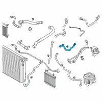OEM 2022 BMW 330e HOSE FOR EXPANSION TANK Diagram - 17-12-8-654-832