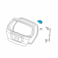 OEM Honda Fit Hinge, Tailgate Diagram - 68210-SAA-000ZZ