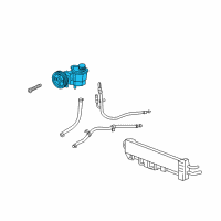 OEM 2008 Chrysler Aspen Power Steering Pump Diagram - 52013976AD