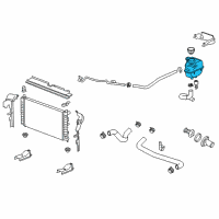 OEM 2008 Chevrolet Malibu Reservoir Diagram - 25775252