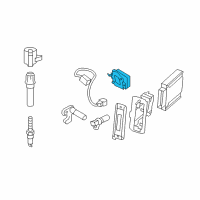 OEM Lincoln Town Car Module Diagram - 3W1Z-9D372-AA