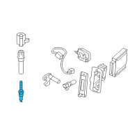 OEM 2002 Mercury Mountaineer Spark Plug Diagram - AGSF-32P-M