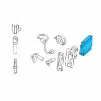 OEM 2010 Lincoln Town Car PCM Diagram - 8W1Z-12A650-CA