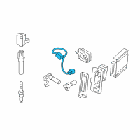 OEM 2007 Ford E-350 Super Duty Knock Sensor Diagram - XL3Z-12A699-AA