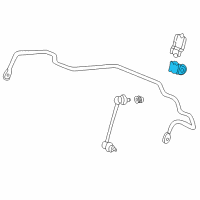 OEM 2004 Honda Insight Bush, Stabilizer Holder (17.3) Diagram - 51306-S3Y-003