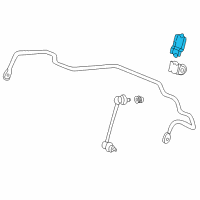 OEM 2003 Honda Insight Holder, Front Stabilizer Diagram - 51308-S3Y-000